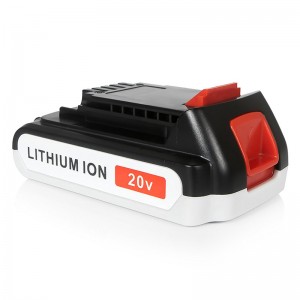 Wymienne akumulatory litowo-jonowe 1500 mAh 20 V do akumulatorów Black \u0026 Decker LB20, LBX20, LBX4020, LB2X4020