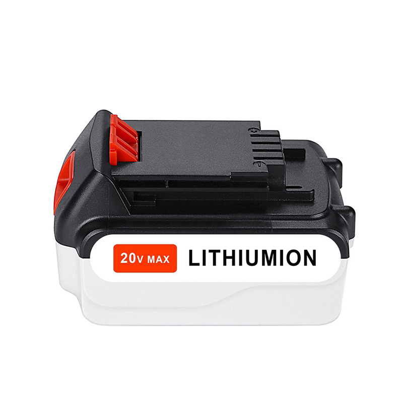 Zamienne baterie litowo-jonowe 20 V 3000 mAh do wiertarek elektrycznych Black \u0026 Decker LB20, LBX20, LBX4020, LB2X4020